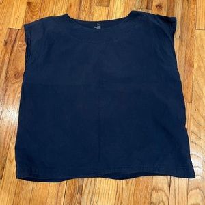 Uzi One size navy thin cotton box top